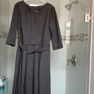 eShakti Gray custom size 18/20 dress NWOT